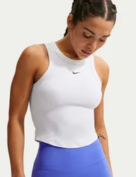 Dri-Fit Fitted Racer Back Crop Tank Top Black Mix female