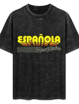 Espa?ola, New Mexico Retro Stripes T-Shirt No Iron Casual Short Sleeve Top - Aliexpress - FashionsVida