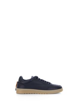 Sneakers in pelle BLU NAVY 44