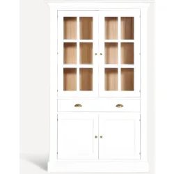 Vitrina con 2 puertas y 1 cajón Limoux