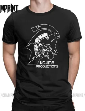 Men's Metal Gear Kojima Productions T Shirts MGS Hideo Kojima T-Shirt Death Stranding Cotton Tops Short Sleeve Tees Printed - Aliexpress - FashionsVida