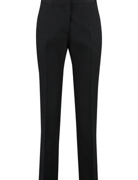 High-waist Wool Cropped Trousers