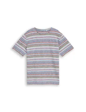 XL striped t-shirt male