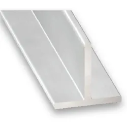 Perfil en "T" Aluminio Anodizado Incoloro 1 m