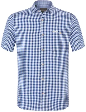Trachtenhemd Renko3 (blau, Gr. XL) von Classics für Herren, Trachtenhemden, 55% Baumwolle, 45% Polyester - Stockerpoint - FashionsVida