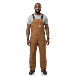 Carhartt Salopette Logo Brown 36