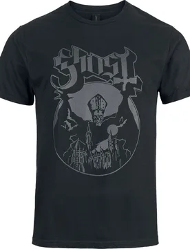 T-Shirt - Logo - S bis 4XL - Größe M - schwarz - Lizenziertes Merchandise! - Unisex - unisex - GHOST - FashionsVida