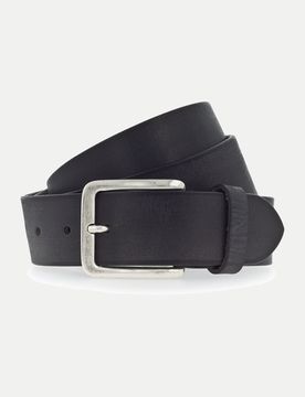 Gürtel aus Leder Schwarz 90