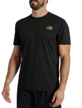 T-shirt à Manches Courtes Small Logo Black XS - Leone1947 - FashionsVida