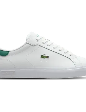 Powercourt Uomo - Sneakers Bianco - Taglia 44 - Pelle 44 - Lacoste - FashionsVida