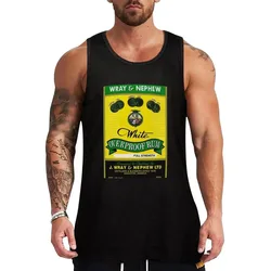 New Wray & Nephew Tank Top sports clothes for men Gym t-shirt man Bodybuilding shirt summer Men's tops