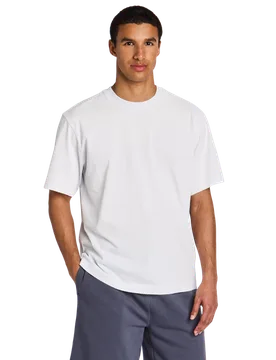 Heavyweight Distressed Relaxed Fit Herren T-Shirts - Blau - Größe M - Baumwoll-Jersey Blue M - LCKR - FashionsVida