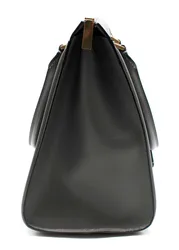 Grey Leather Heroine Bag