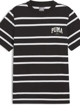Squad Stripe AOP Herren T-Shirt, schwarz L - Puma - FashionsVida