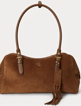 Bolso Marcy mediano de mujer de ante - Lauren Ralph Lauren - FashionsVida