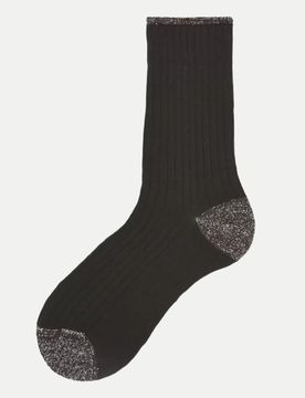 Socken Donna Calzino N 279 Schwarz