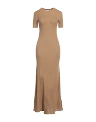 Vestido largo Mujer Camel M Mujer