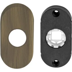 Roseta Decorativa Oval 60 x 30 x 10 mm