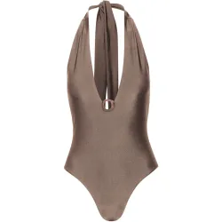 Bañador cruzado halter de mujer