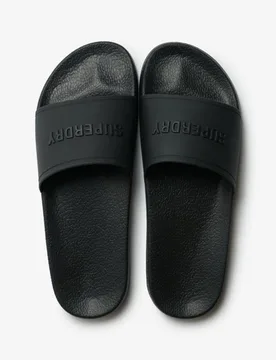 Superdry Herren Premium Graphic Badeschlappen Black - Größe: 6-7 - 29.99 - FashionsVida