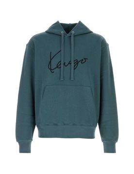 Kenzo Men's Logo-Embroidered Hoodie