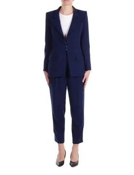 Donna tailleur tp00351e2 dc8 tailleur 1 oltremare - Elisabetta Franchi - FashionsVida
