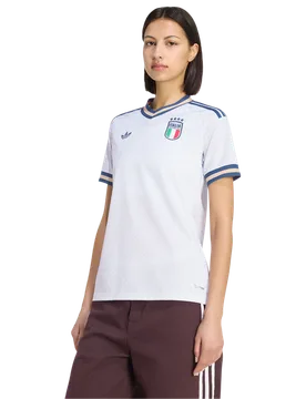 Italy Women Jerseys/Replicas - Blue - Size M (12-14) - Poly Mesh - Blue - Size: Medium - Adidas - FashionsVida
