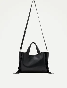 Bolso shopper con flecos y asa extraible - Tintoretto - FashionsVida