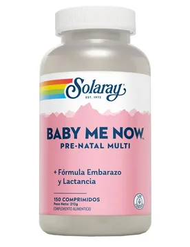Compresse Me Now Pre-natal Multi Multivitamins And Minerals 150 Unità - Solaray - FashionsVida
