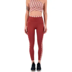 Leggings City Block Side Panel 7/8 Chili XS