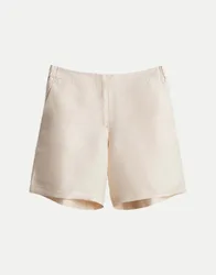 Shorts aus Leinen-Mix Charlie Beige 36