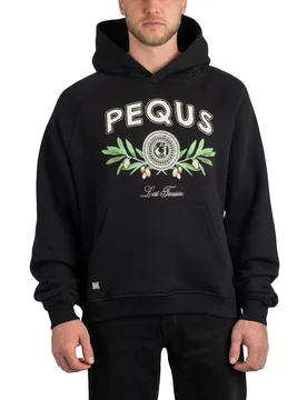 Olive Coin Relic Hoodie Black M Herren - pequs - FashionsVida