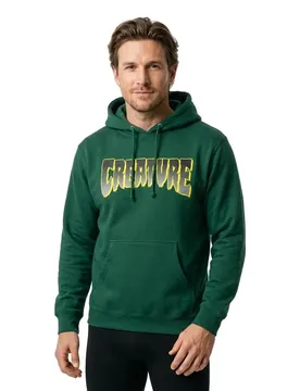 Sweat à Capuche Logo Green L