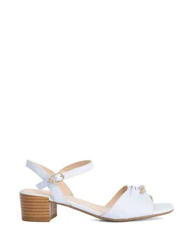 Women's 'Jaxxton' Leather Sandals in Blue Size: 4 - Blue - Size: 4 - Dune london - FashionsVida