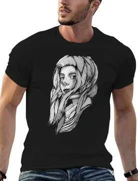 Aurora Aksnes - Black & White Edition T-Shirt t shirt man plain essential t shirt T-Shirt - Aliexpress - FashionsVida