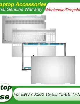 For HP ENVY X360 15-ED 15-EE TPN-C149 LCD Back Cover Front Bezel Frame Upper Palmrest Top Case Bottom Shell Silver L93203-001 - Aliexpress - FashionsVida
