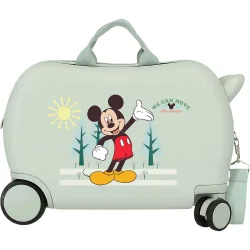 Maleta infantil 2 ruedas multidireccionales mickey mountain 28l