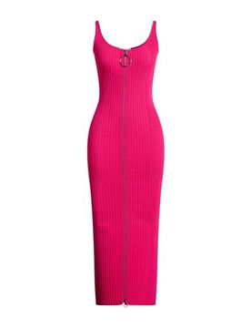 Midi-Kleid Damen Fuchsia L,M,S,XL,XS Damen