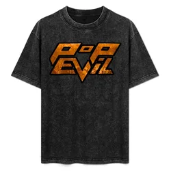 POP EVIL MUSIC ARTWORK T-Shirt Retro Graphic Print T-Shirt