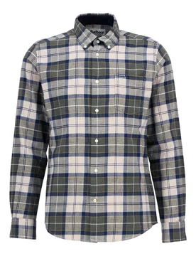 Camicia fortrose tailored shirt - tartan forest - Barbour - FashionsVida