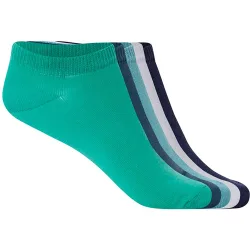 Pack de 5 pares de calcetines de mujer de algodón lisos