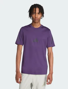 Adidas T-shirt Z.N.E. L Aurora Plum - Adidas - FashionsVida