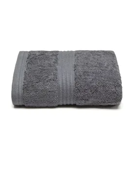 SOCKSHOP 1 Pack Premium Bamboo 700GSM Super Soft Hand Towel Charcoal 50cm x 90cm - Grey - Size: One Size - Lazy Panda - FashionsVida