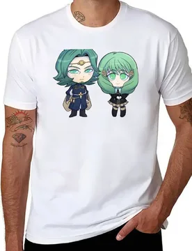 Seteth and Flayn - Fire Emblem Three Houses - Chibi Cuties T-Shirt t shirts for man pack cotton man t shirt heavy cotton T-Shirt - Aliexpress - FashionsVida