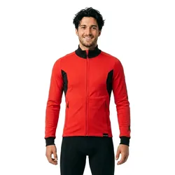 Sweat-shirt à Zip Accelerate 18484 Traffic Red / Black 3XL