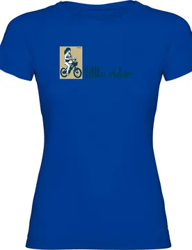 Maglietta A Maniche Corte Little Rider Royal Blue - Kruskis - FashionsVida