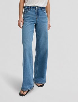 Hope Mid Rise Baggy Jean Tinted Blue Größe 32x33 female