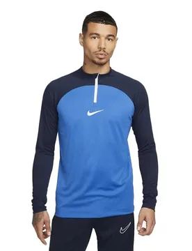 T-shirt à Manches Longues Avec Demi-zip Academypro Dh9230 Royal Blue M - Nike - FashionsVida