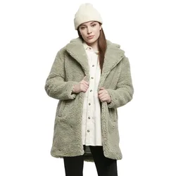 Giacca Oversized Sherpa-big Green 3XL
