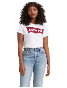 T-shirt bianca logo grande 17369 0053